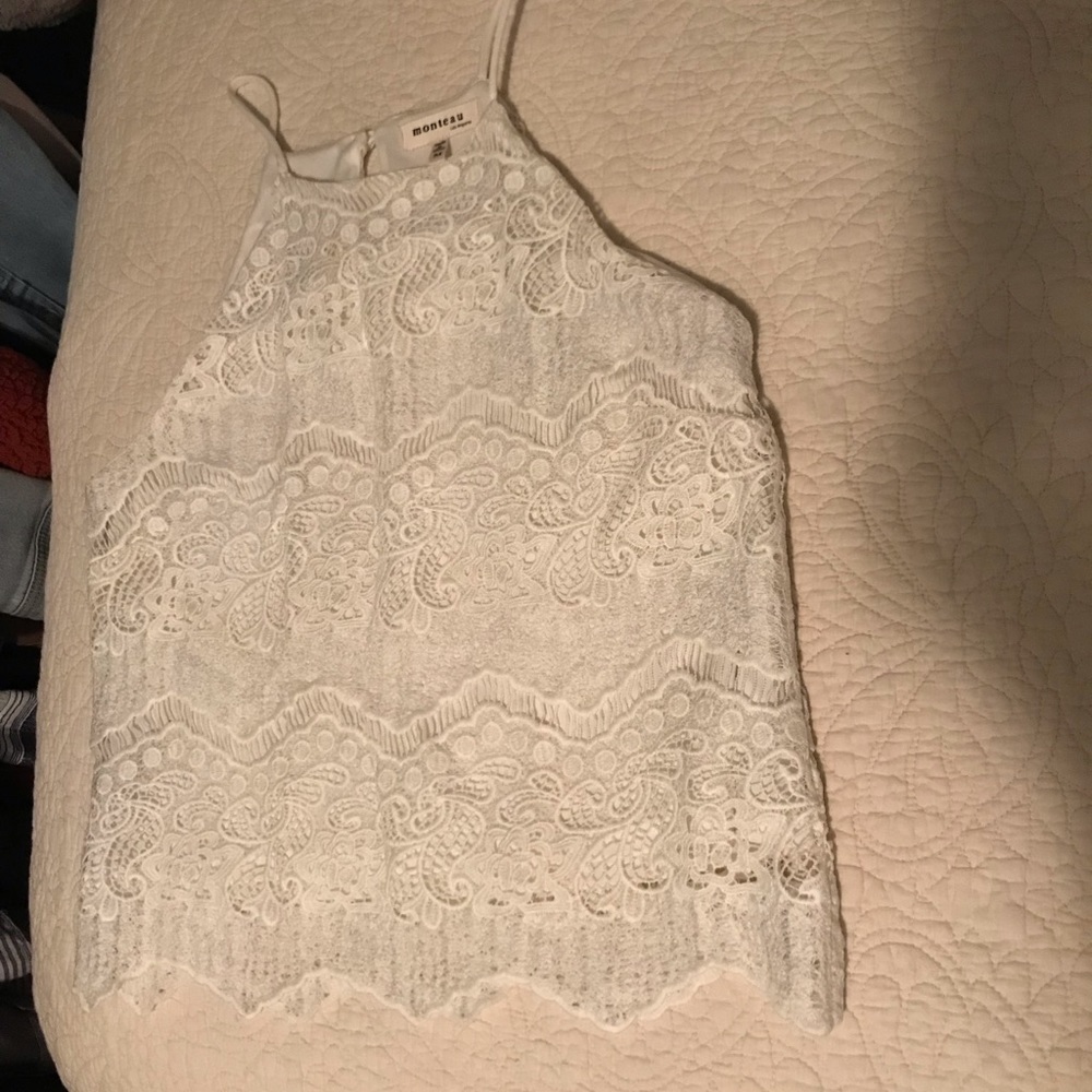 Crocheted tank